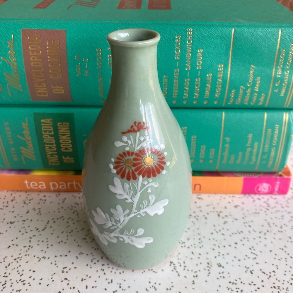 Small Teal Bud Vase